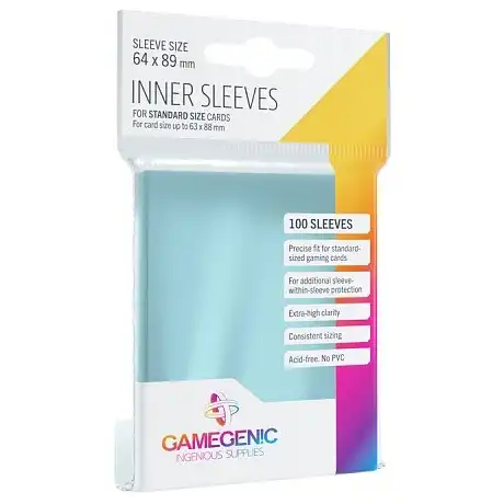 Inner Sleeves 100ks (64x89mm)