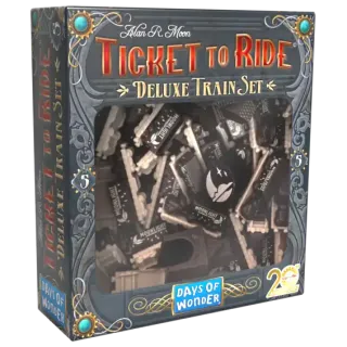 Ticket to Ride: 20th Anniversary Deluxe train set - černý