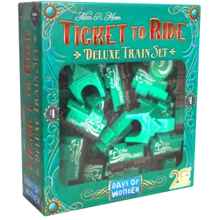 Ticket to Ride: 20th Anniversary Deluxe train set - zelený